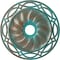 Ekena Millwork Loera Ceiling Medallion (Canopies up to 6 1/4"), 26 5/8"OD x 4 1/2"ID x 1 3/8"P, Copper Green Patina CM26LOCGS - alternate 1